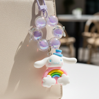 Happy Rainbow Bunny Charm