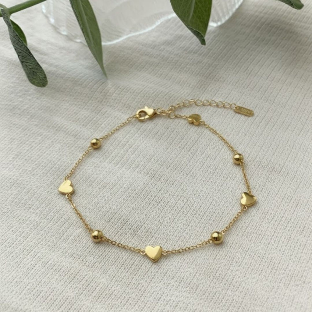 Light & Shadow Hearts Bracelet