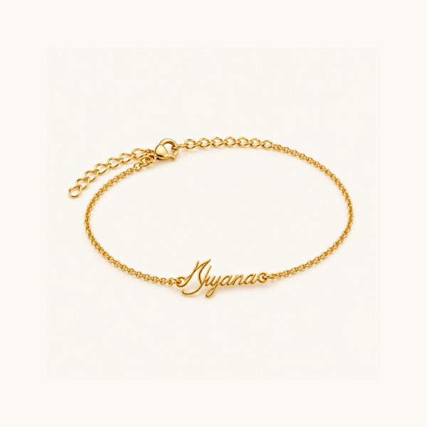 Handwritten Script Bracelet