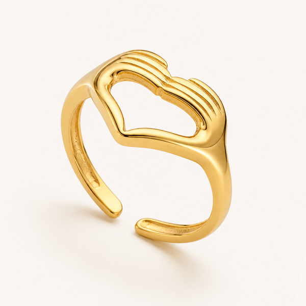 Love Curve ring - 18k Gold (Demi Fine)