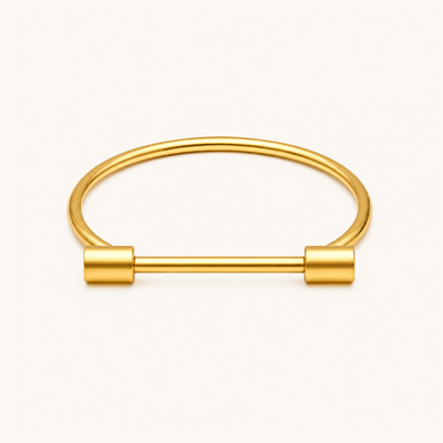 Sleek Bar Kada - 18k Gold (Demi Fine)