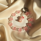 Pink Crystal Mobile Charm