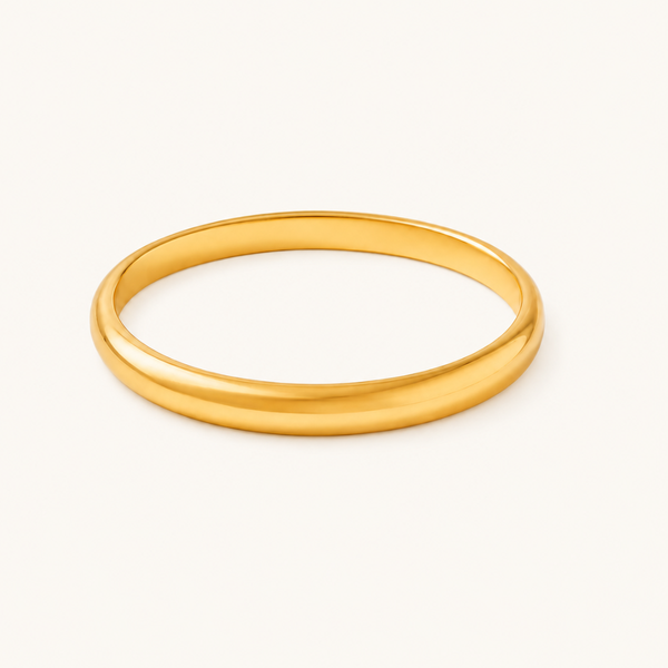 Sleek Curve Kada - 18k Gold (Demi Fine)