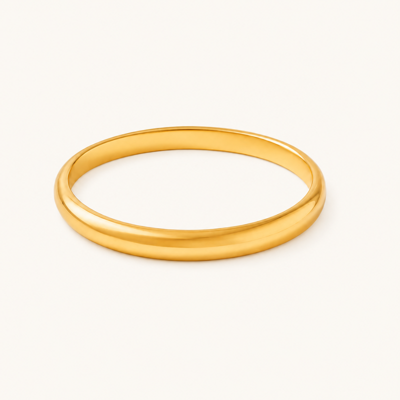 Sleek Curve Kada - 18k Gold (Demi Fine)