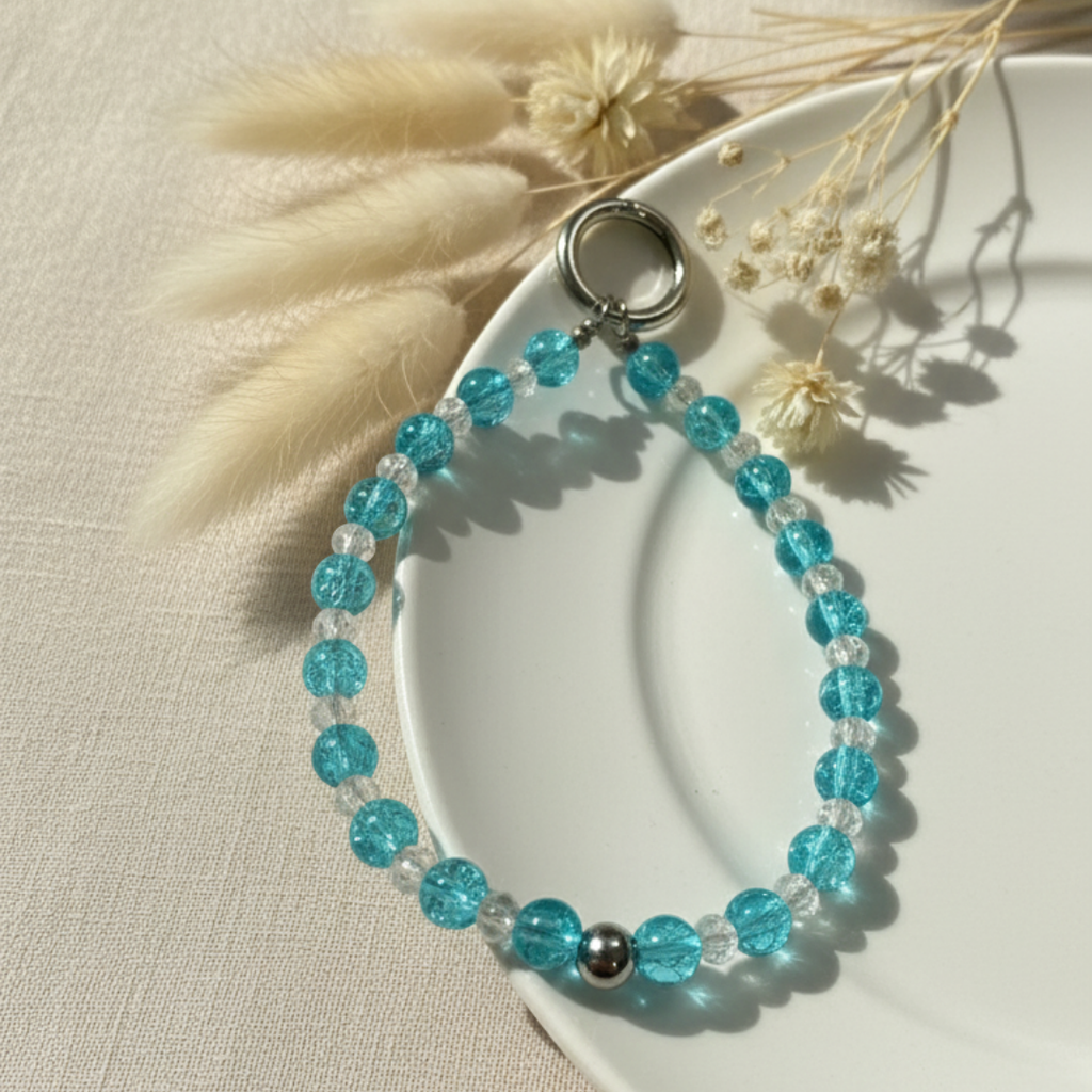 Blue Aura Mobile Charm