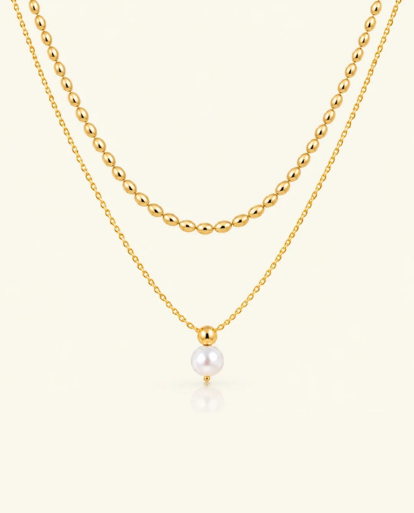 Lustre Necklace - 18K Gold (Demi Fine)