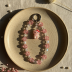 Pink Crystal Mobile Charm
