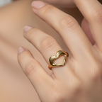 Love Curve ring - 18k Gold (Demi Fine)