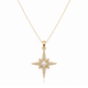 Celestial Pearl And Zircon Diamond Necklace