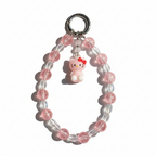 Pink Crystal Mobile Charm