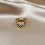 Love Curve ring - 18k Gold (Demi Fine)