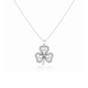 Charming Clover  Zircon Diamond Necklace
