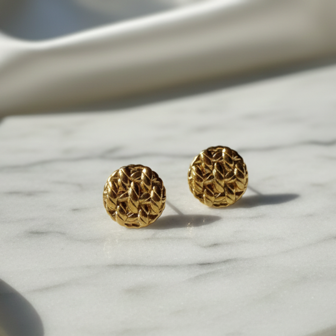 Elegant Discoid Earrings