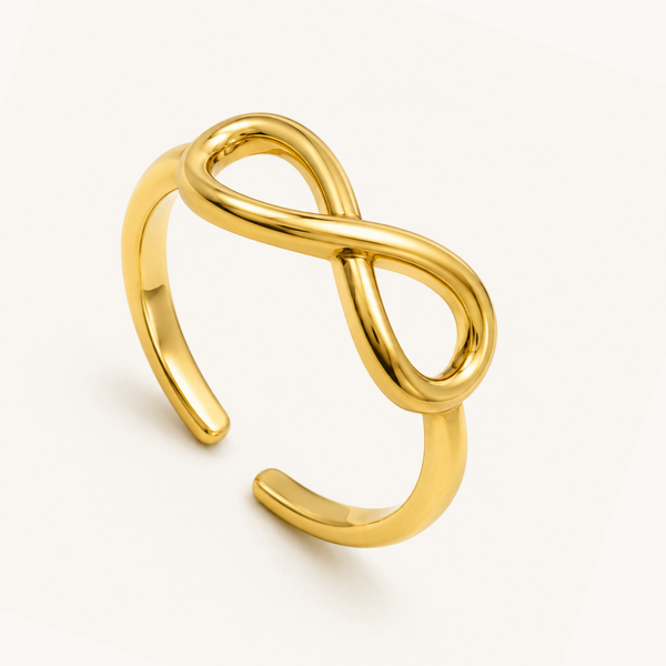 Eternal love ring - 18k gold ( demi fine )