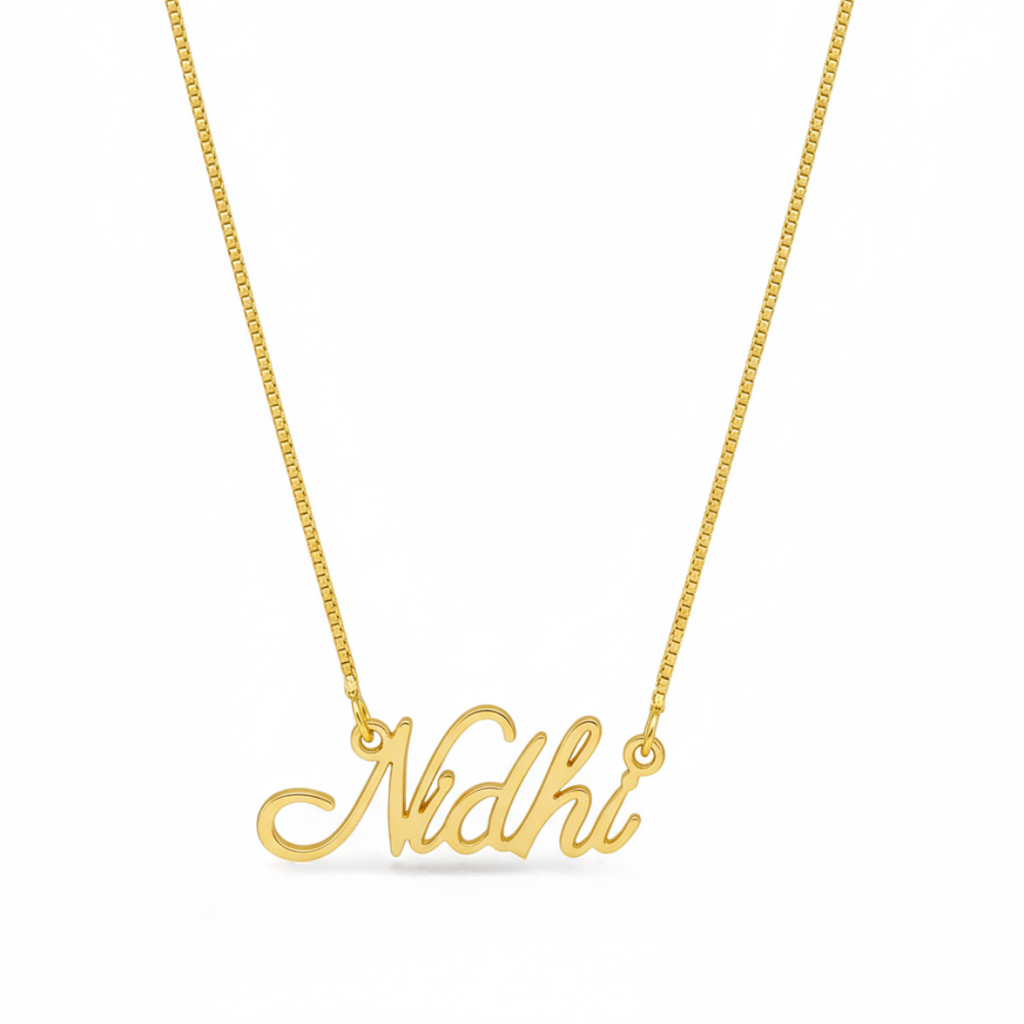 Signature Gold Name Necklace