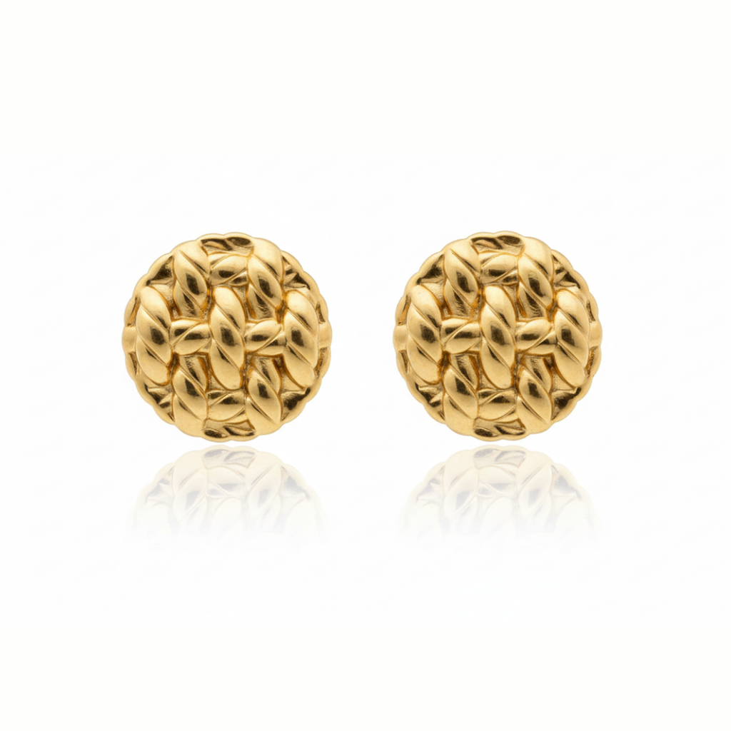 Elegant Discoid Earrings