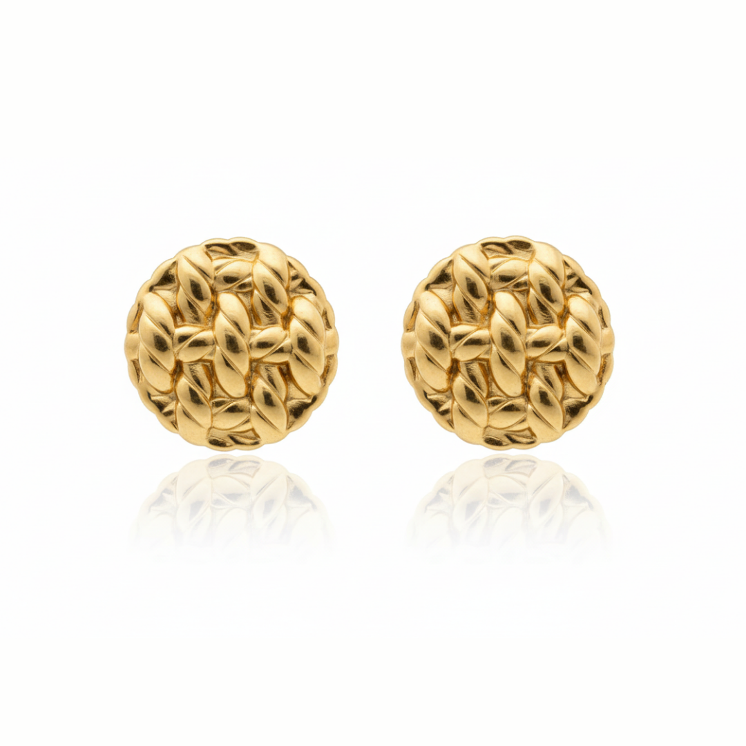 Elegant Discoid Earrings