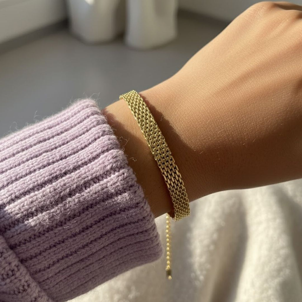 Bold Golden Bracelet