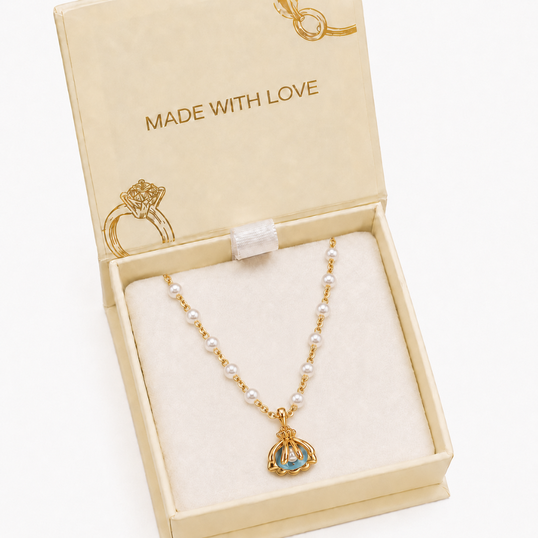 Pearl Ocean Bloom Necklace