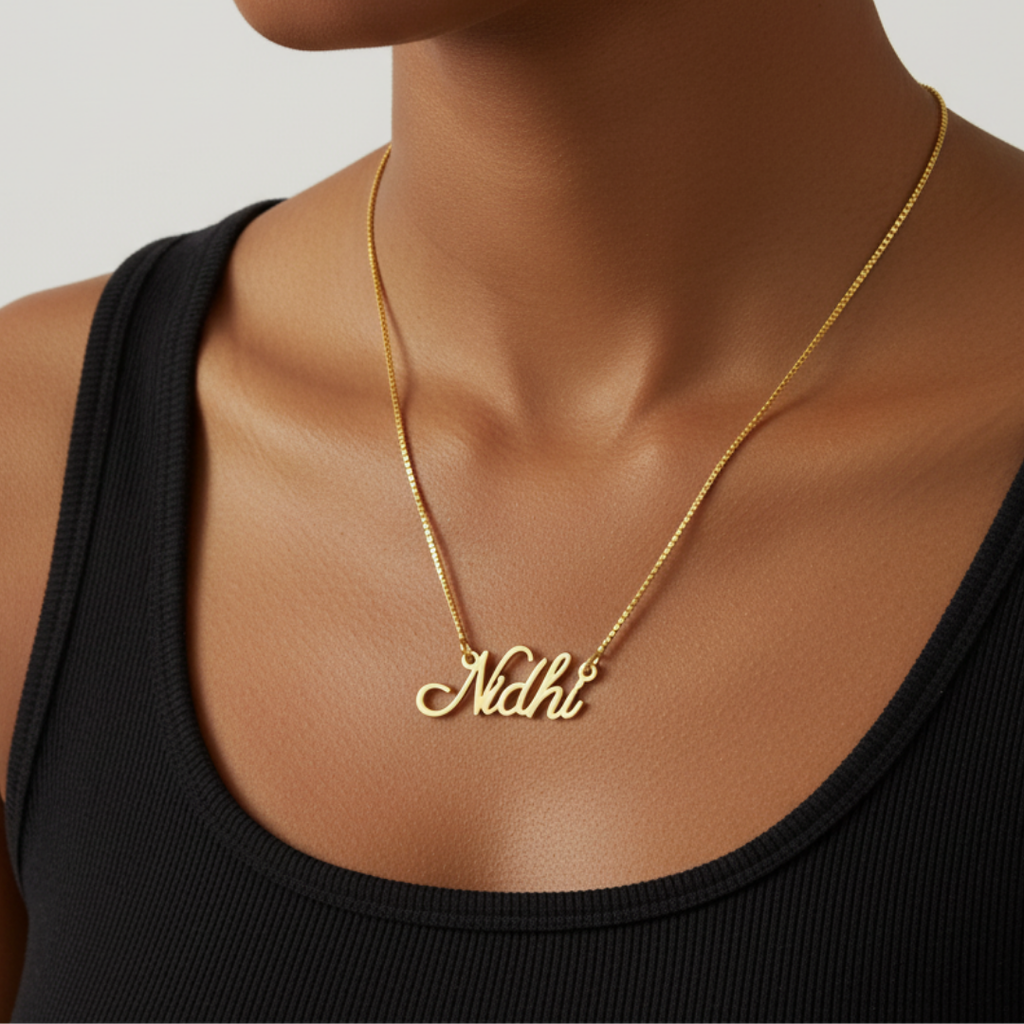 Signature Gold Name Necklace