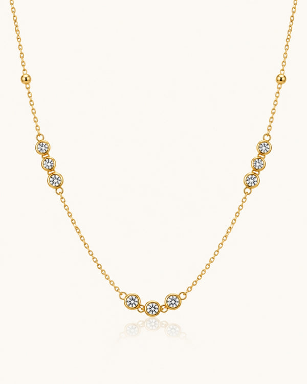 Trio Zircon Necklace