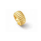 Golden Rib Ring - 18k Gold (Demi Fine)