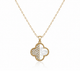 Clover Zircon Diamond Necklace