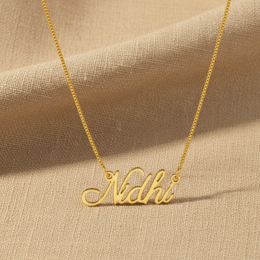 Signature Gold Name Necklace