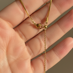 Golden Spine Necklace - 18K Gold (Demi Fine)