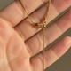 Snake Bone 18K Gold-plated Necklace