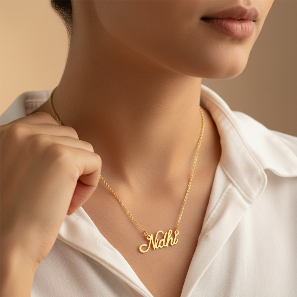 Signature Gold Name Necklace
