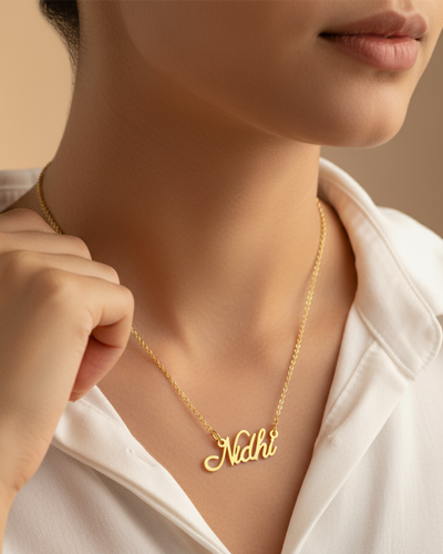 Signature Gold Name Necklace
