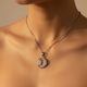 Crescent Moon And Star Necklace