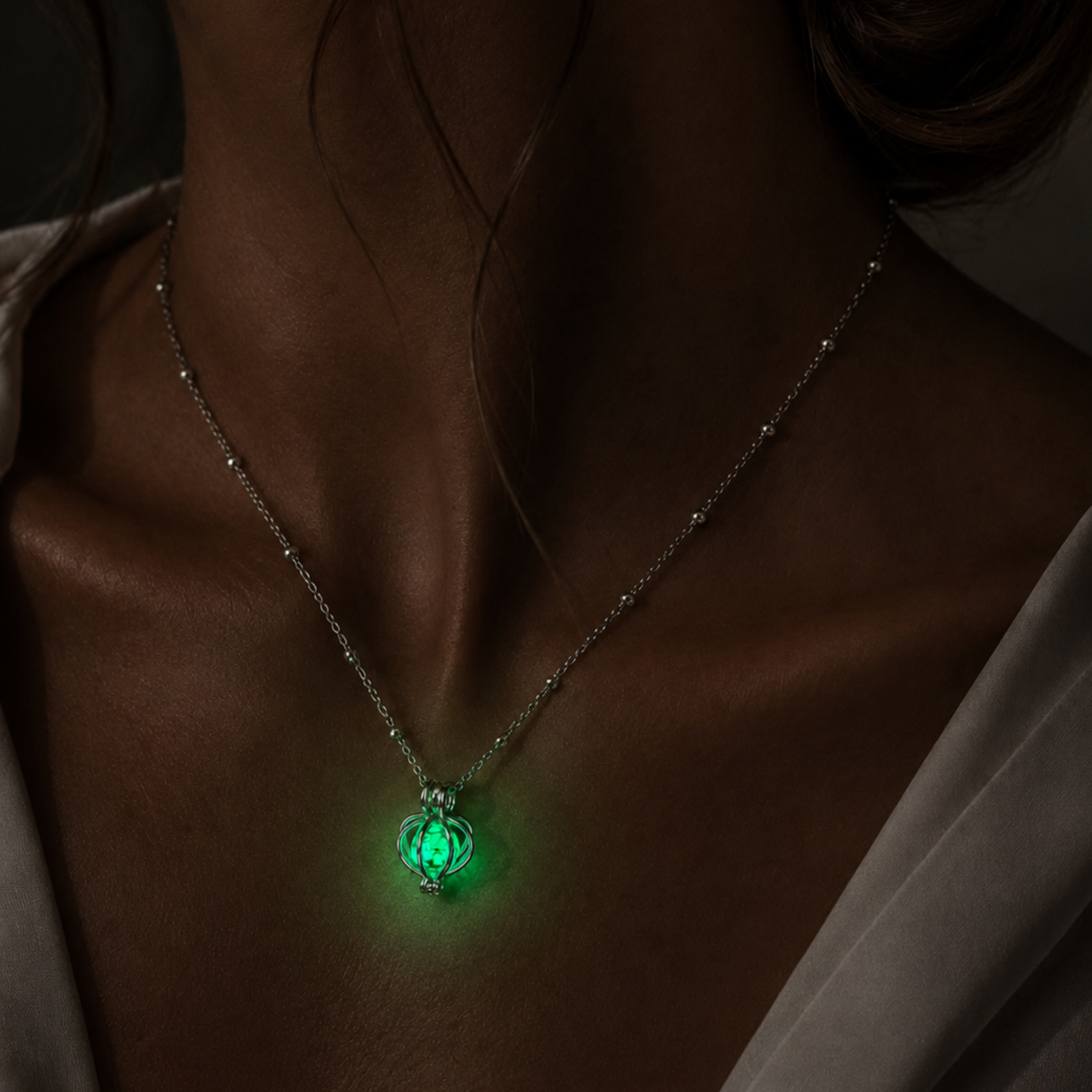 Glowing MoonStone Necklace