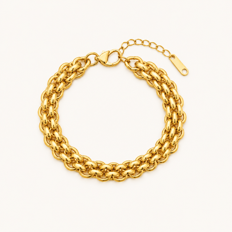 Heritage Luxe Bracelet - 18k Gold (Demi Fine)