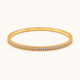 Diamond Edge Kada - 18k Gold (Demi Fine)
