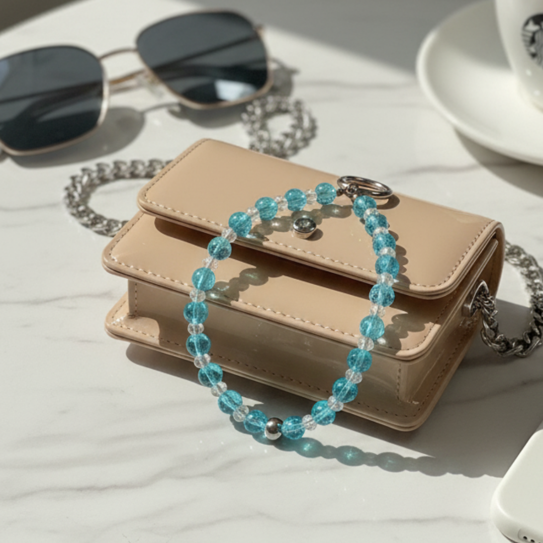 Blue Aura Mobile Charm