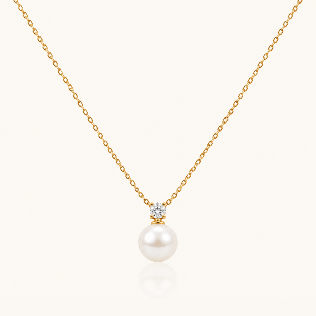 Pearl Grace Necklace - 18K Gold (Demi Fine)