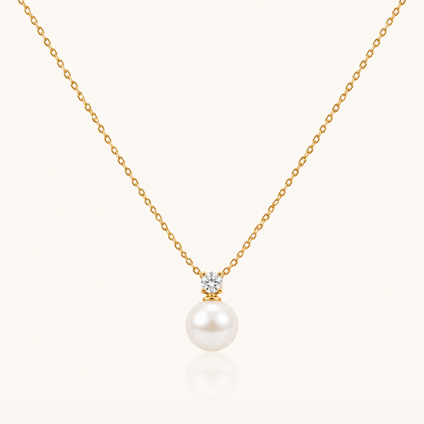Pearl Grace Necklace - 18K Gold (Demi Fine)