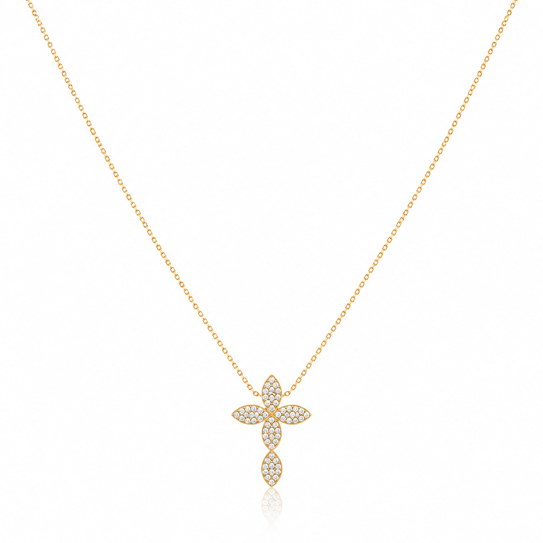 Florelle Necklace - 18K Gold (Demi Fine)