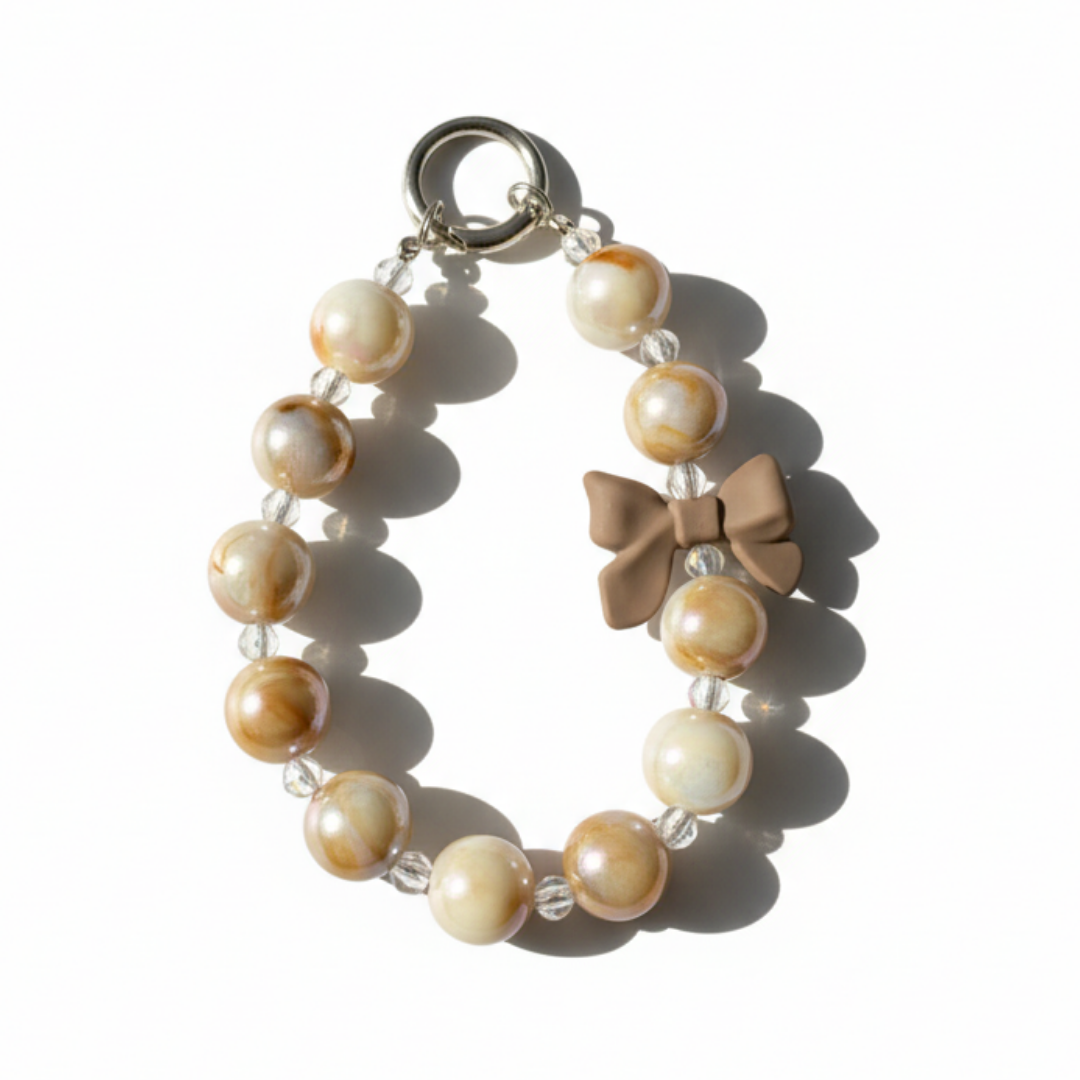 Classic Pearl Bow Charm