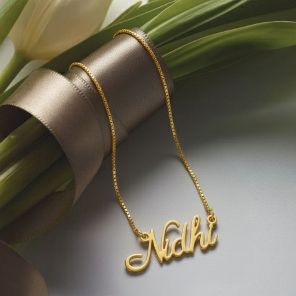 Signature Gold Name Necklace