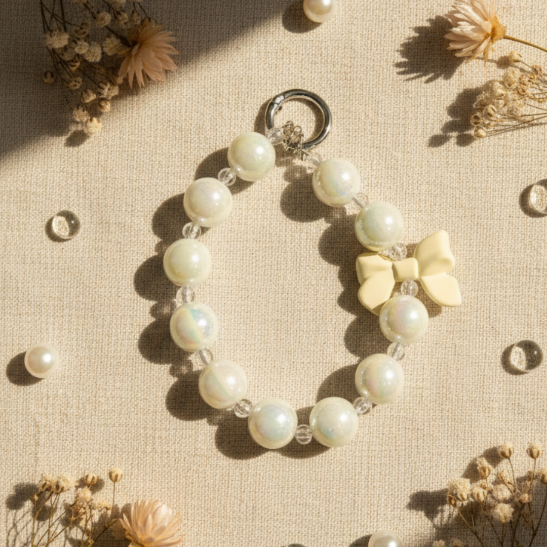 Bowkiss Pearl Mobile Charm