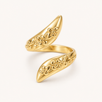 Golden Leaf ring - 18k Gold (Demi Fine)