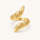 Golden Leaf ring - 18k Gold (Demi Fine)