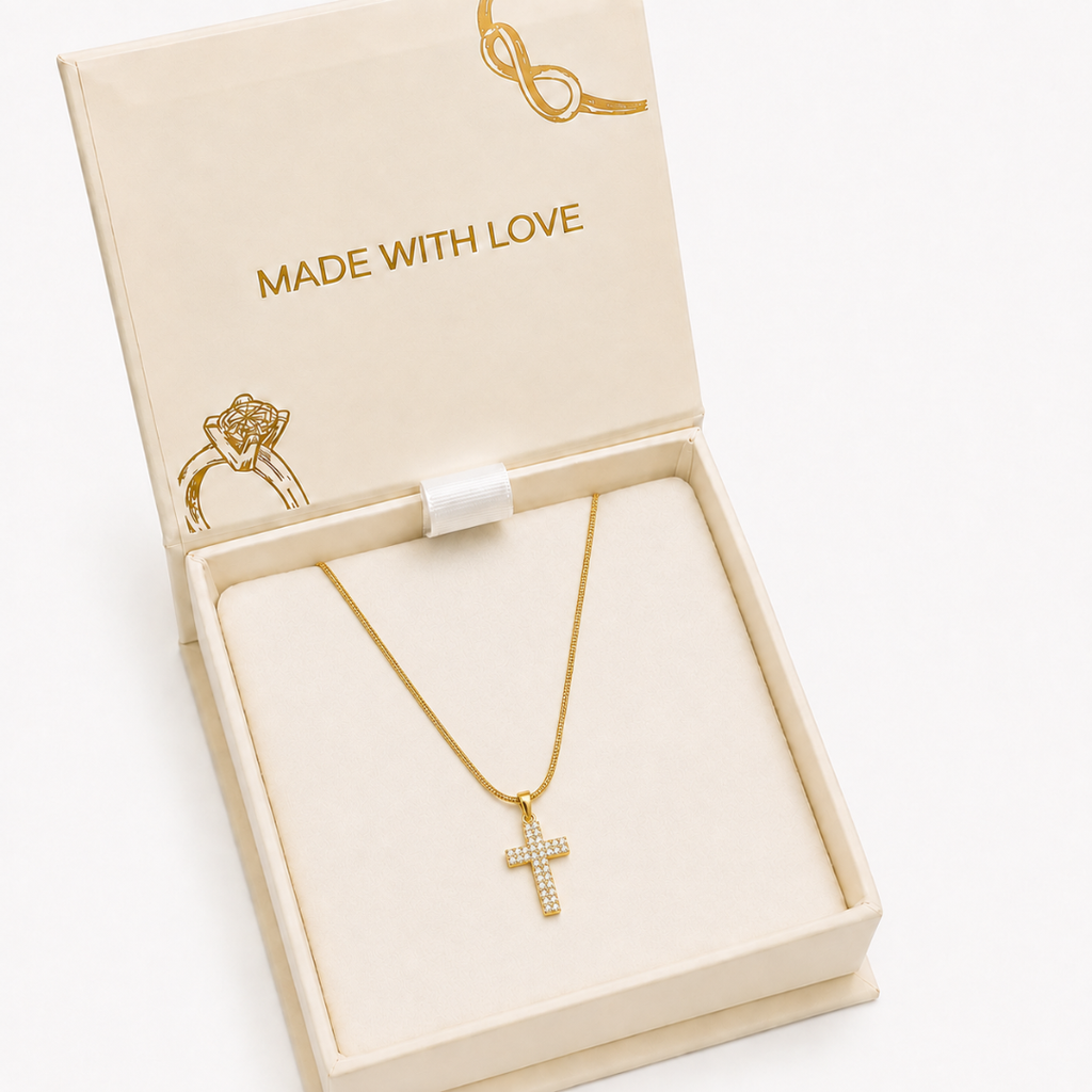 Divine Spark Cross Necklace