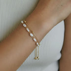 Pearl Layer Bracelet - 18k Gold (Demi Fine)