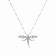 Dragonfly Zircon Diamond Necklace