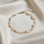 Pearl Layer Bracelet - 18k Gold (Demi Fine)