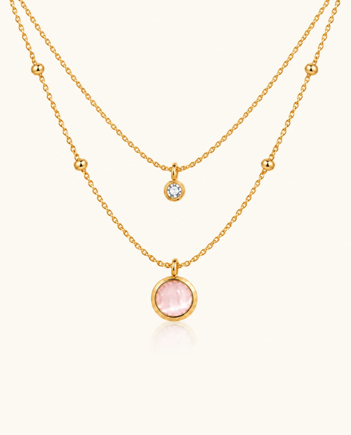 Lunar Drop Necklace - 18k Gold (Demi Fine)